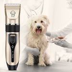 Low noise quiet cordless electric pet hair clipper trimmer for dog and cat grooming